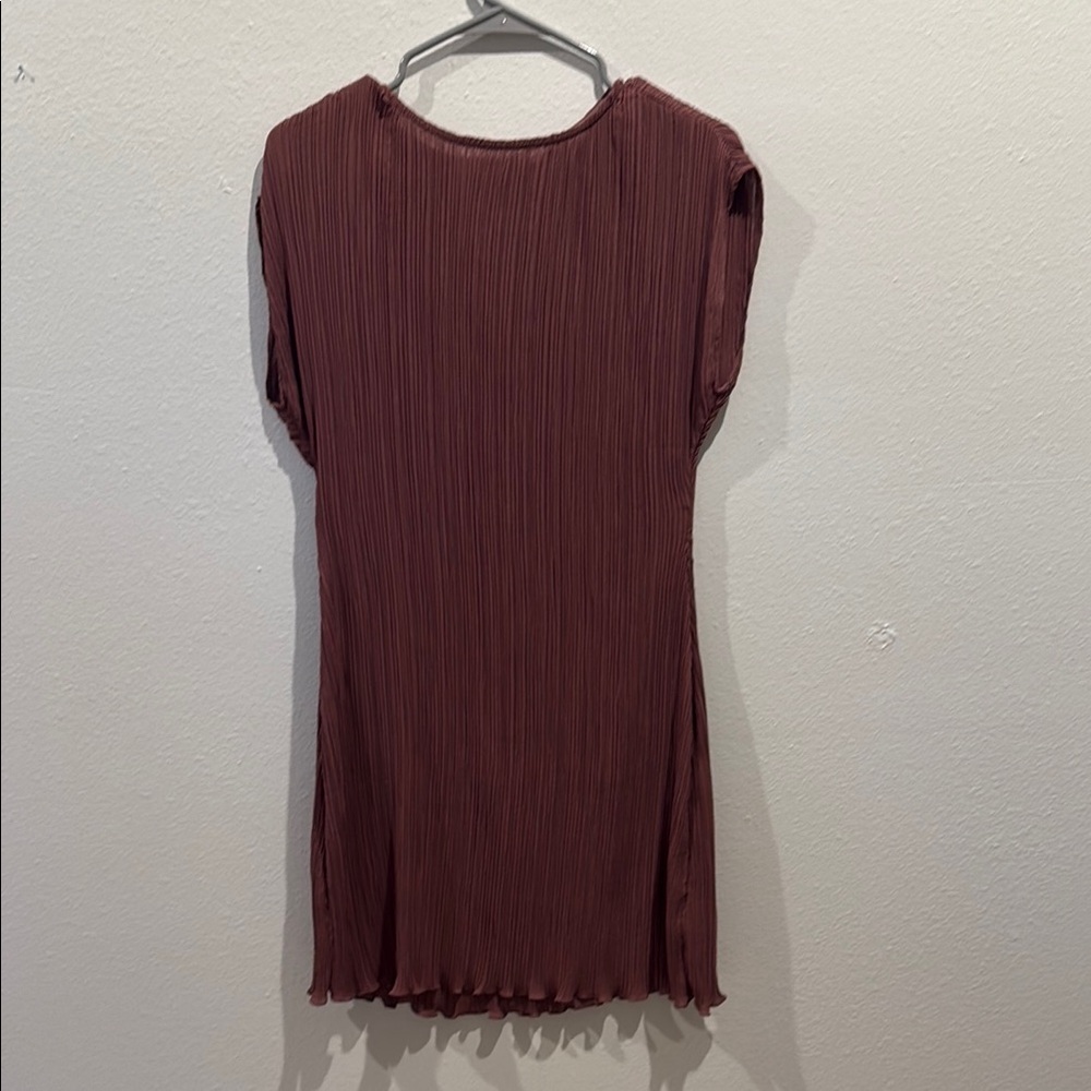 Madewell mauve Sheath Mini Dress Crew Neck